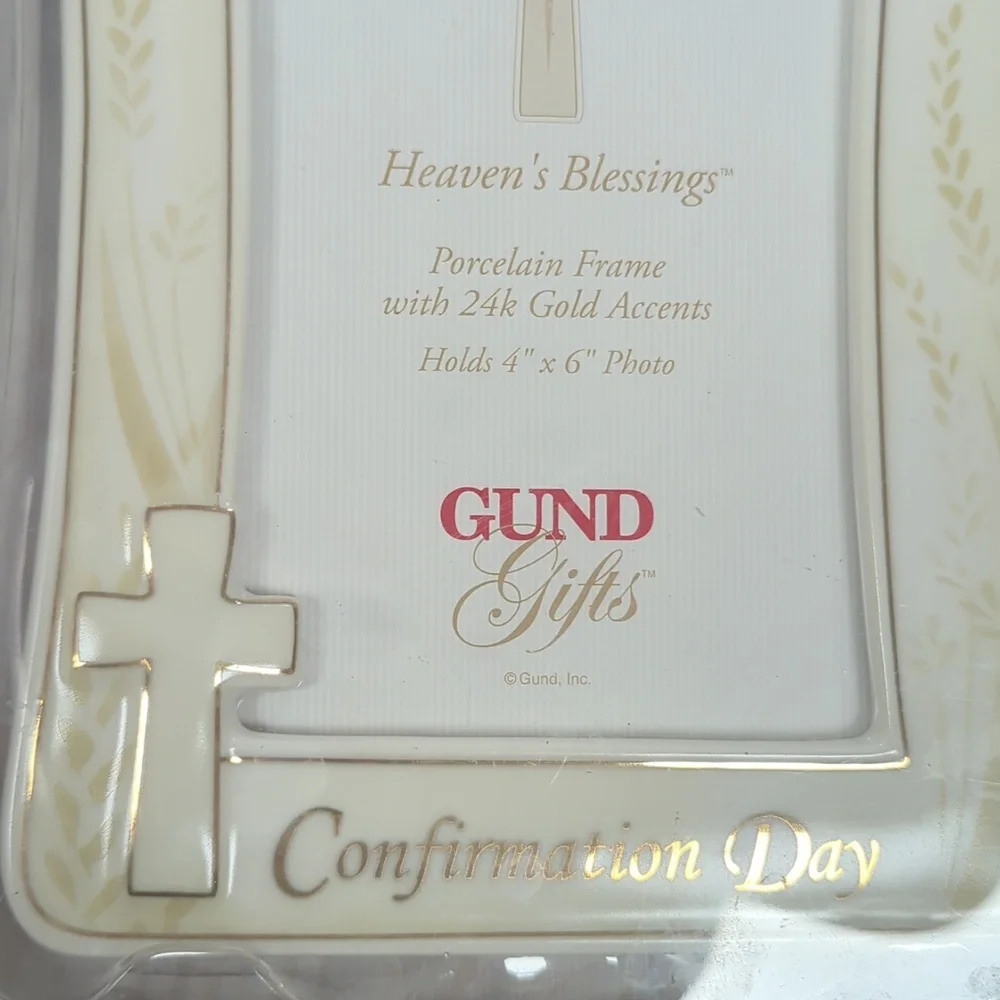 Frame. Confirmation. By Gund.